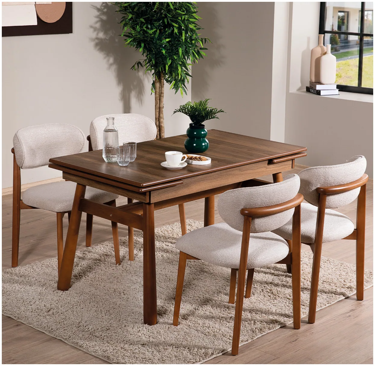 Extendable dining table MSA-0108