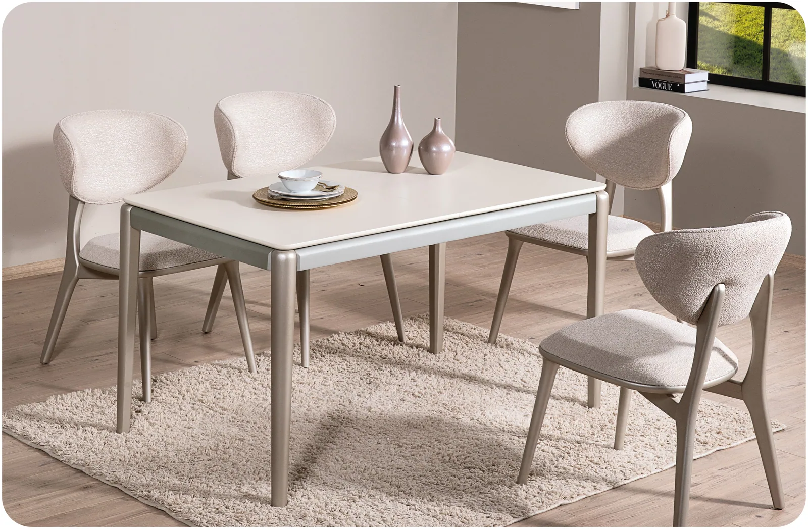 Extendable dining table MSA-0113