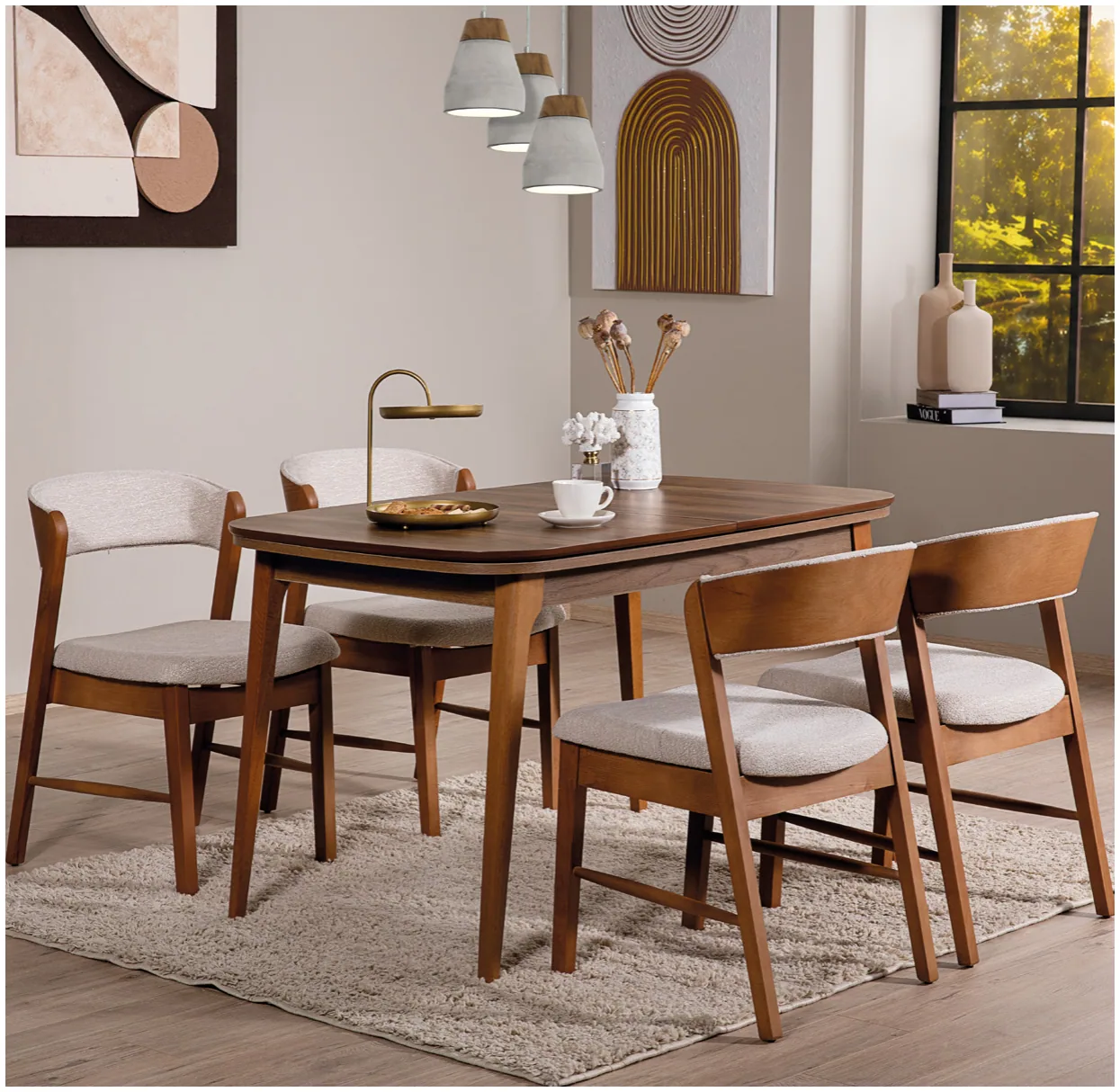 Extendable dining table MSA-0116