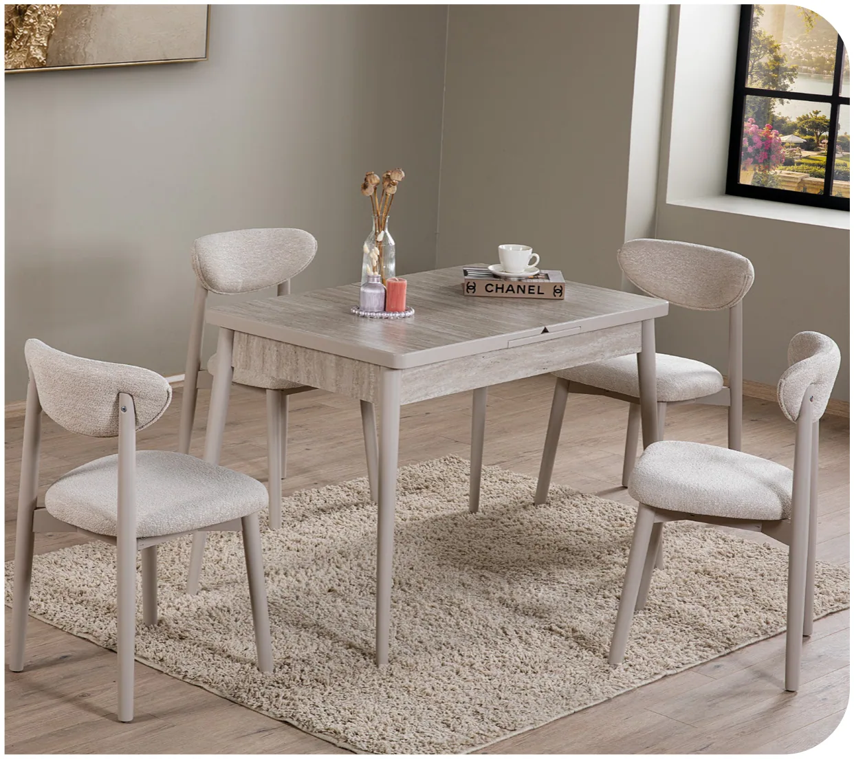 Extendable dining table MSA-0118