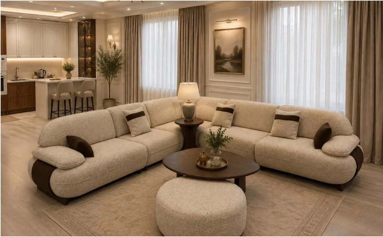 Corner sofa set KSE-0135