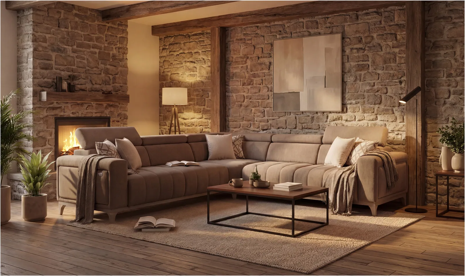Corner sofa set KSE-0129