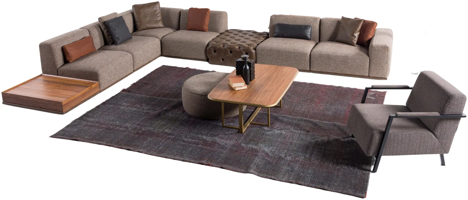 Corner sofa set KSE-0134