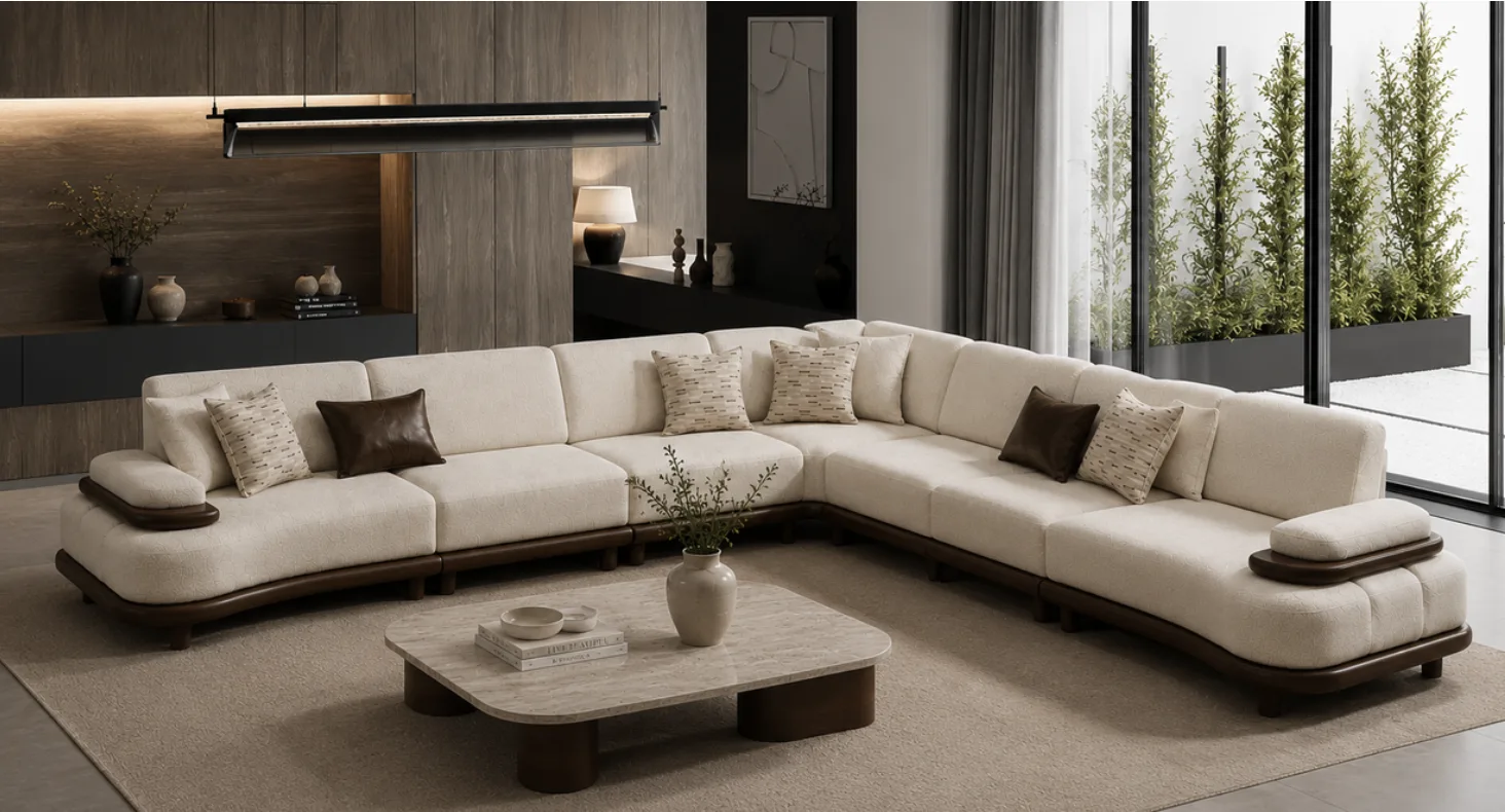 Corner sofa set KSE-0102