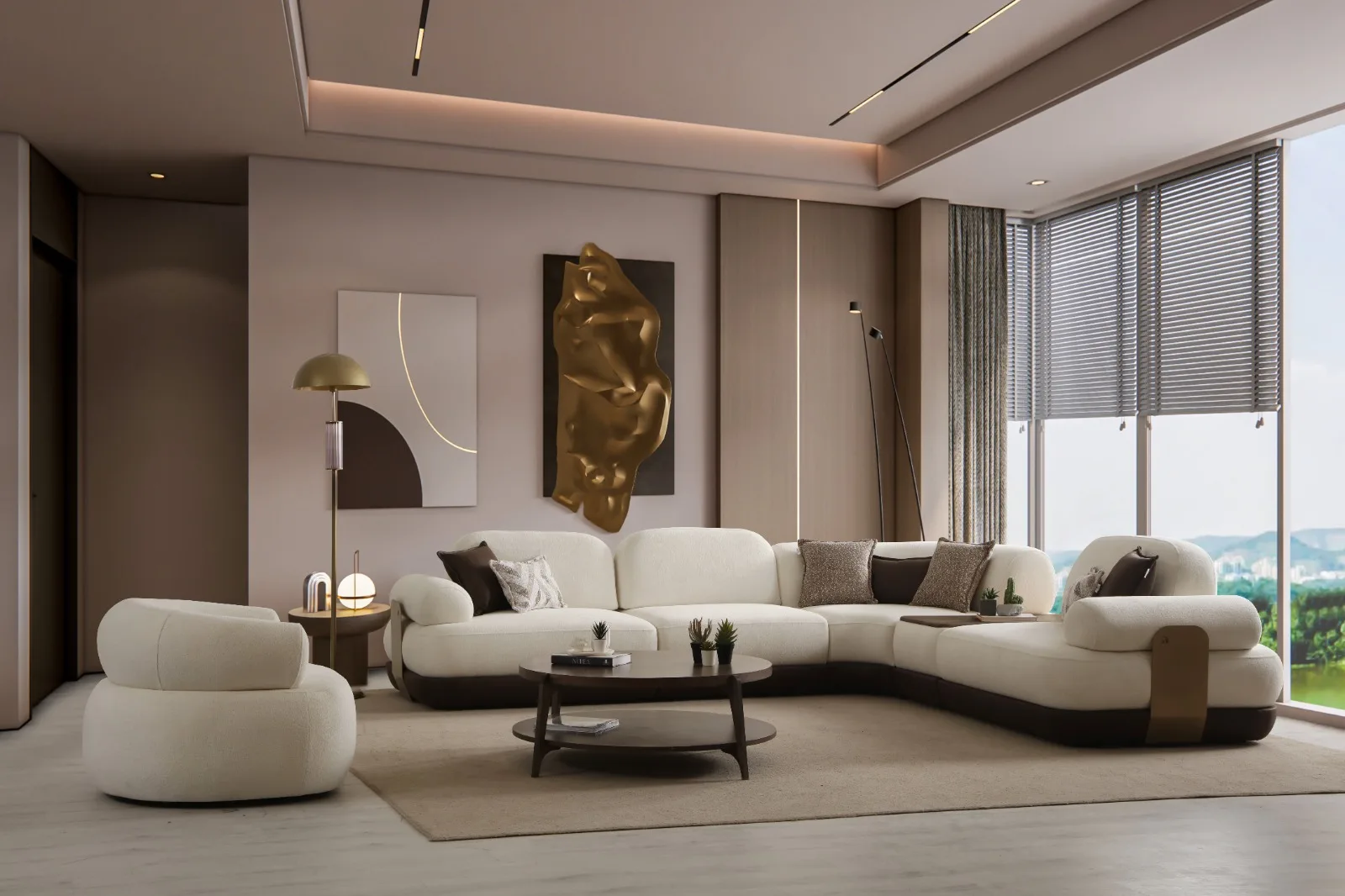 Corner sofa set KSE-0148
