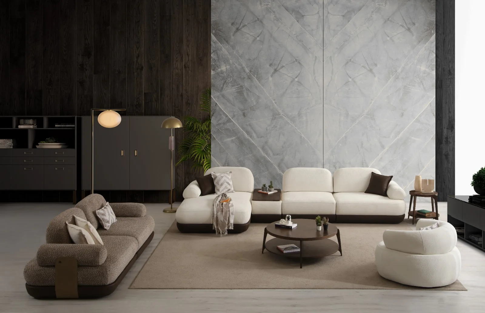 Corner sofa set KSE-0148