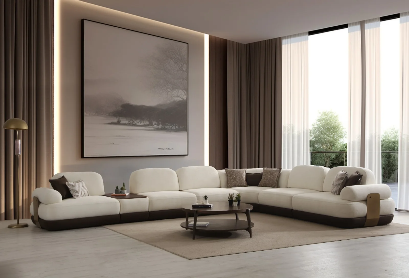 Corner sofa set KSE-0148