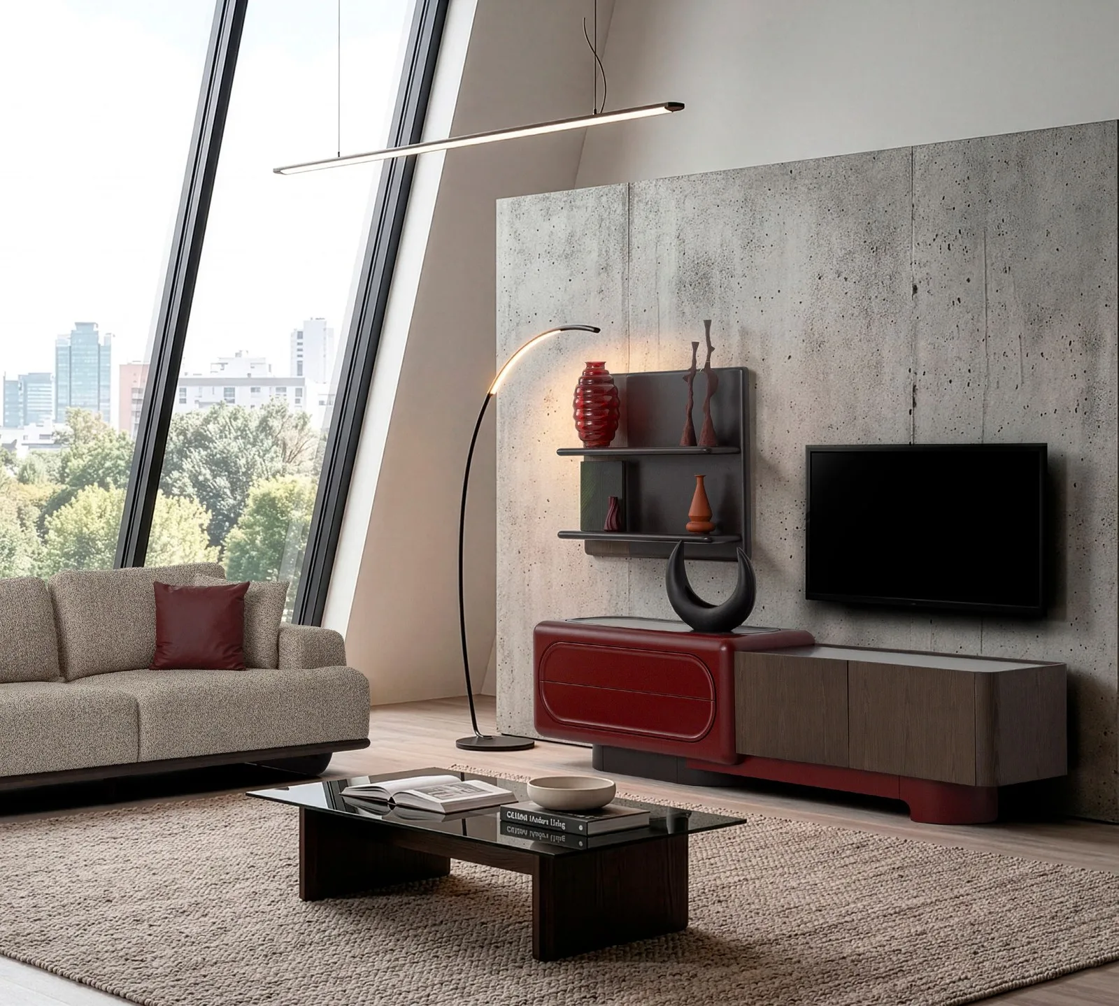TV unit TVU-0136