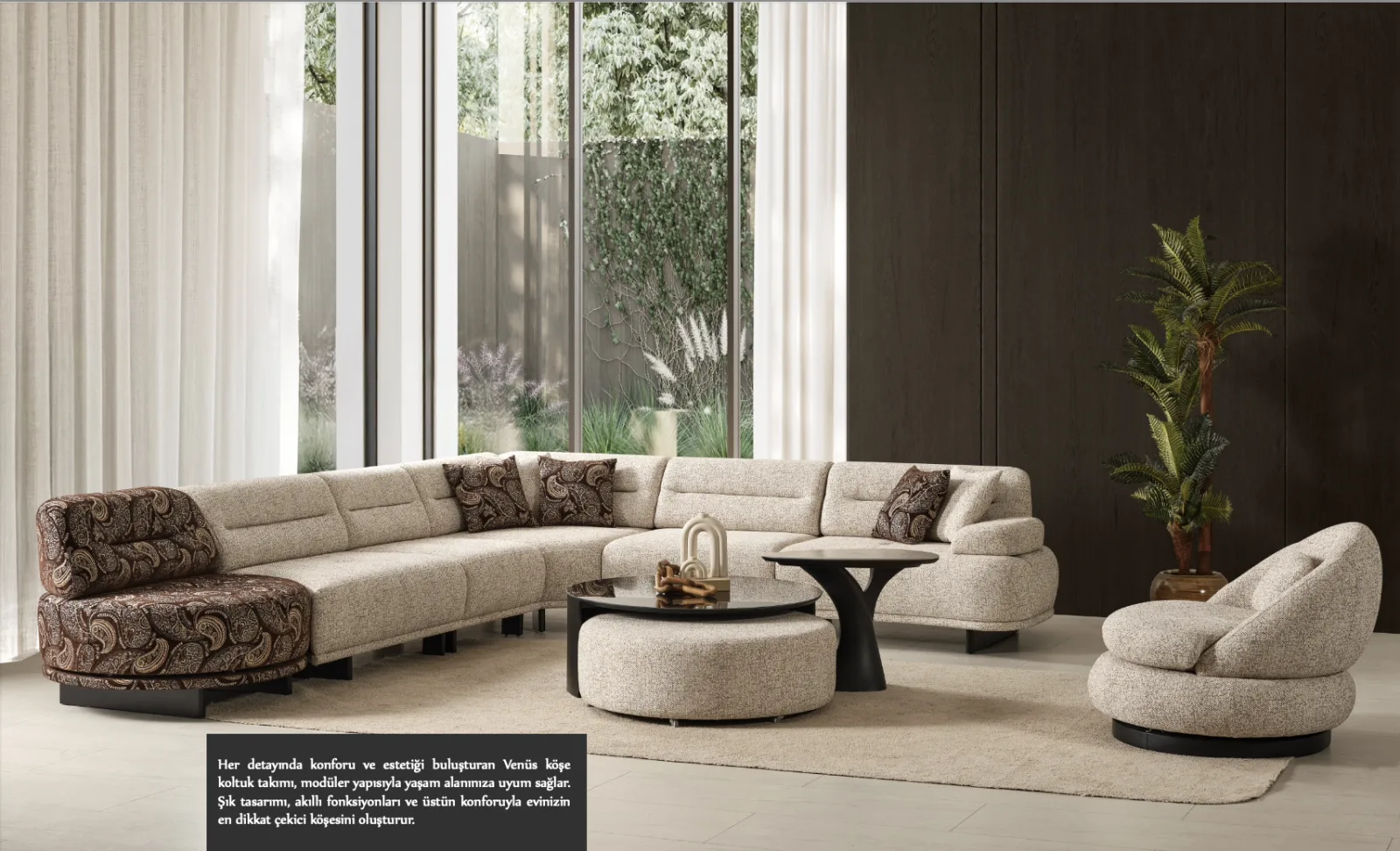 Corner sofa set KSE-0149
